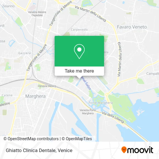 Ghiatto Clinica Dentale map