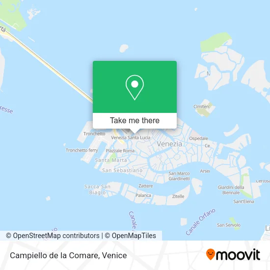 Campiello de la Comare map