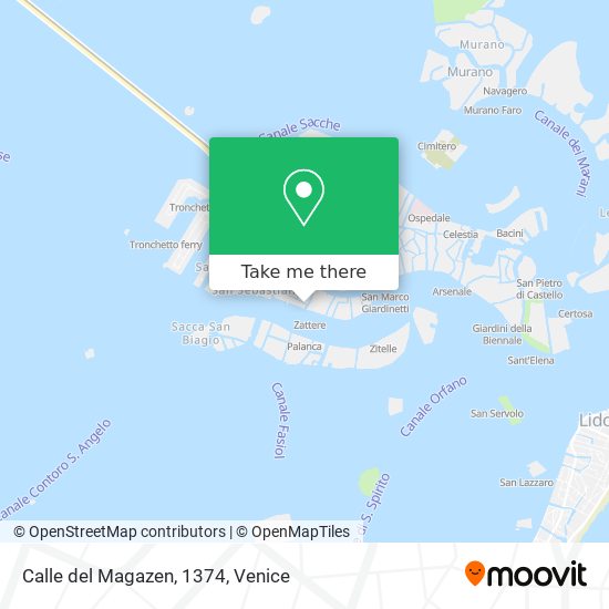 Calle del Magazen, 1374 map