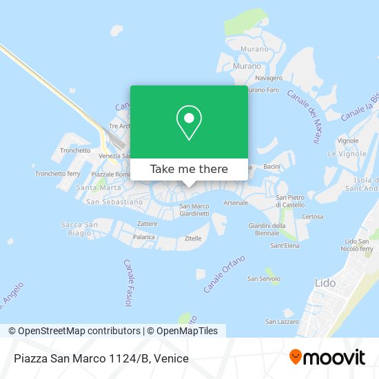 Piazza San Marco 1124/B map