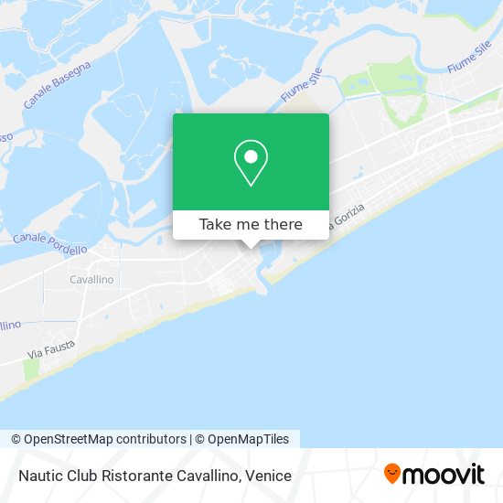 Nautic Club Ristorante Cavallino map