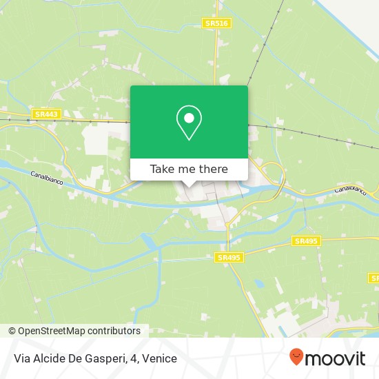 Via Alcide De Gasperi, 4 map