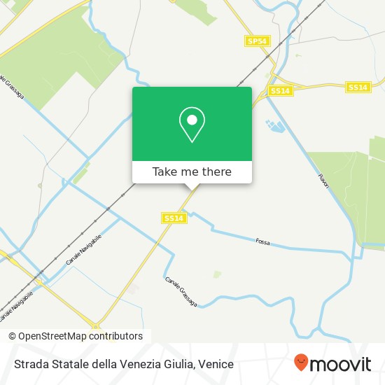 Strada Statale della Venezia Giulia map