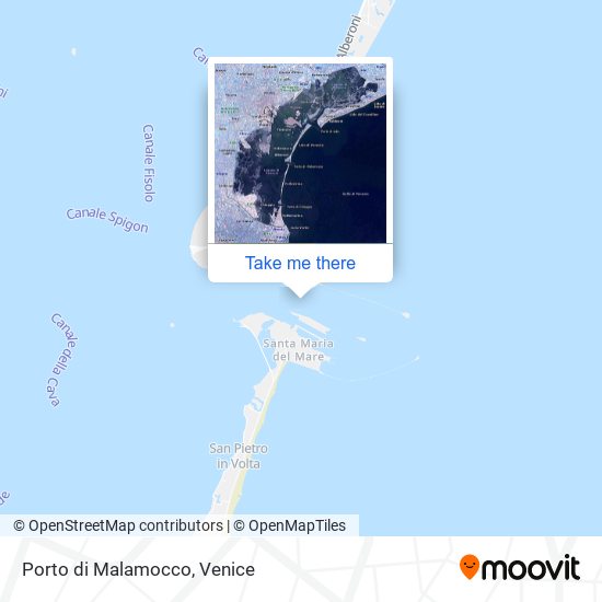 Porto di Malamocco map