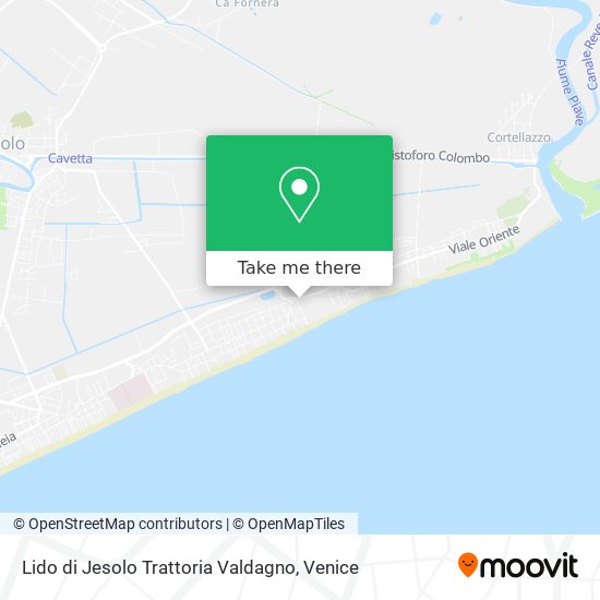 Lido di Jesolo Trattoria Valdagno map