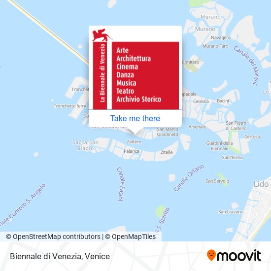 Biennale di Venezia map