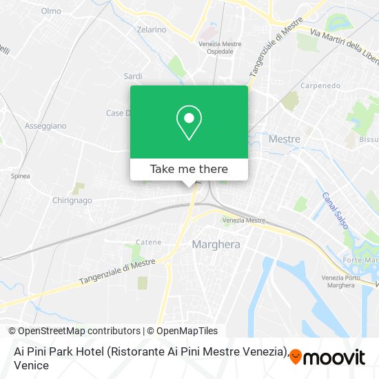 Ai Pini Park Hotel (Ristorante Ai Pini Mestre Venezia) map