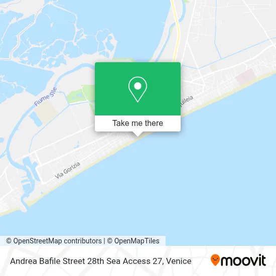 Andrea Bafile Street 28th Sea Access 27 map