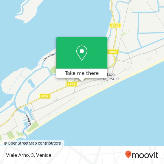 Viale Arno, 3 map