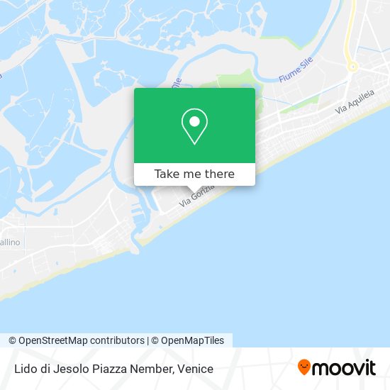 Lido di Jesolo Piazza Nember map