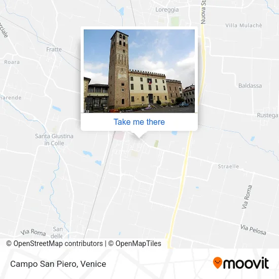 Campo San Piero map