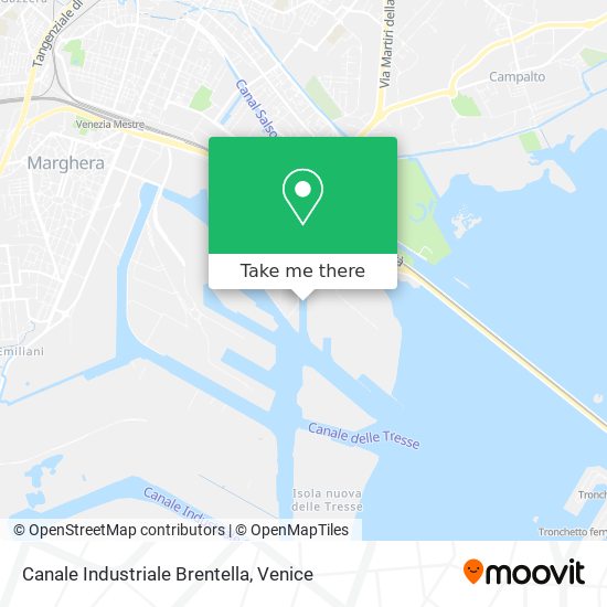 Canale Industriale Brentella map
