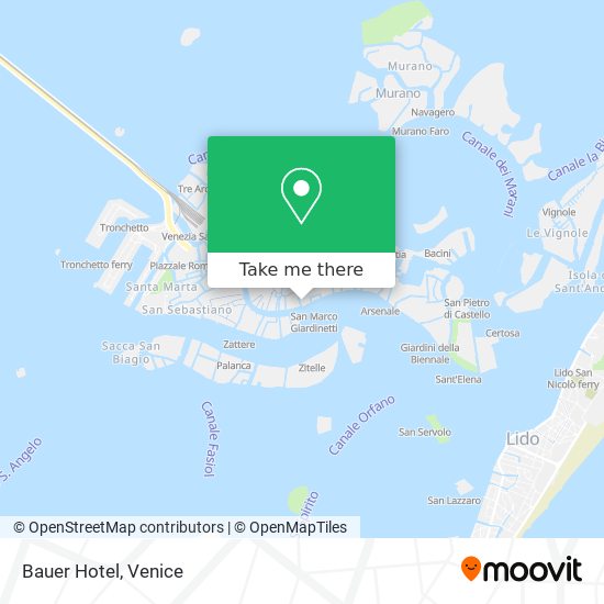 Bauer Hotel map