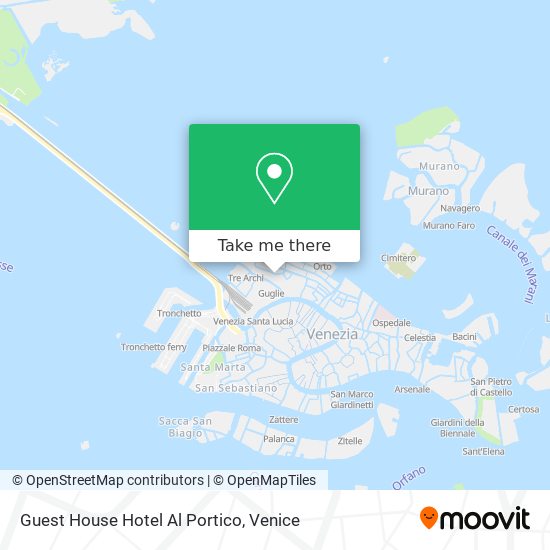 Guest House Hotel Al Portico map