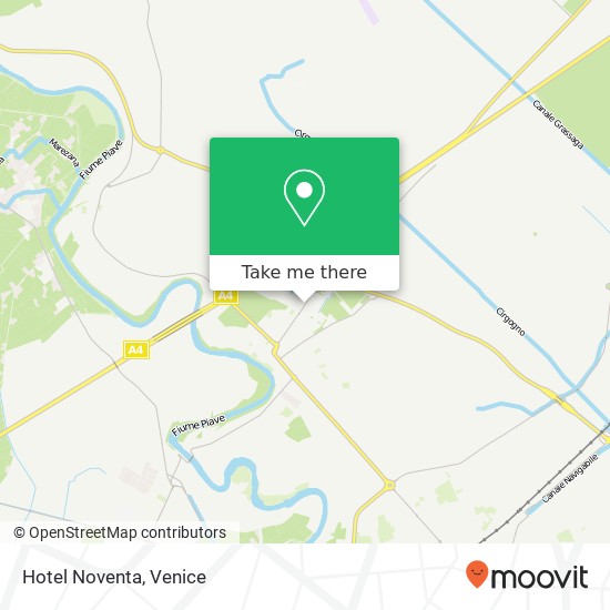 Hotel Noventa map