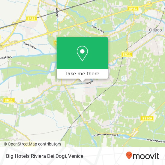 Big Hotels Riviera Dei Dogi map