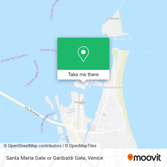 Santa Maria Gate or Garibaldi Gate map