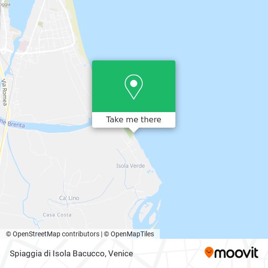 Spiaggia di Isola Bacucco map