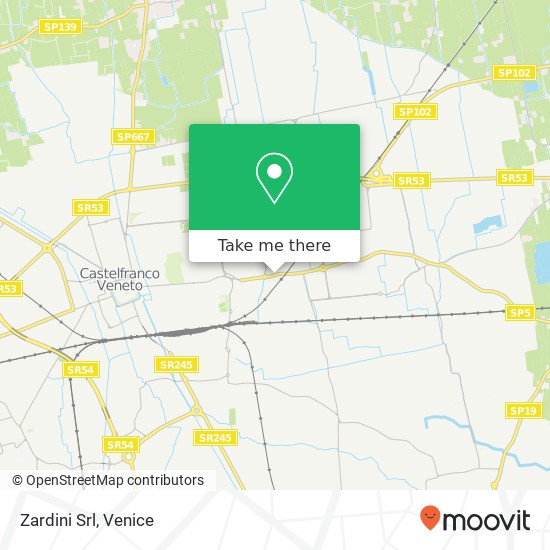 Zardini Srl map