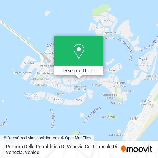 Procura Della Repubblica Di Venezia Co Tribunale Di Venezia map