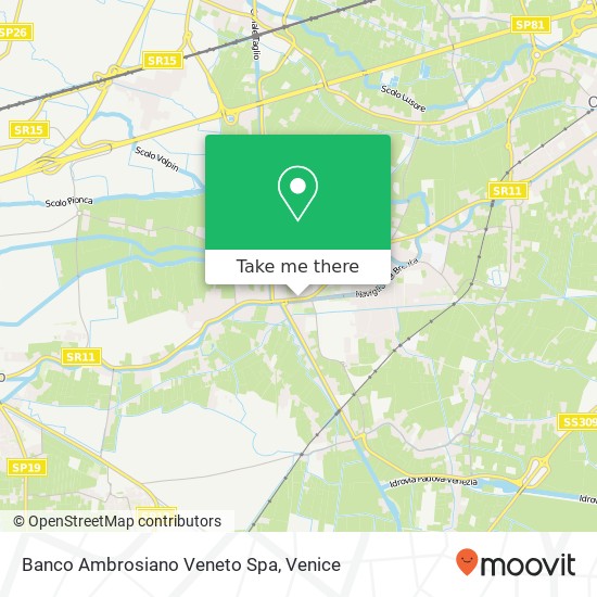 Banco Ambrosiano Veneto Spa map