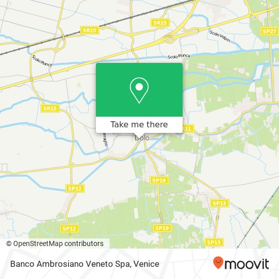 Banco Ambrosiano Veneto Spa map