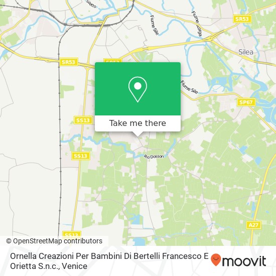 Ornella Creazioni Per Bambini Di Bertelli Francesco E Orietta S.n.c. map