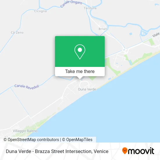 Duna Verde - Brazza Street Intersection map