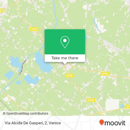 Via Alcide De Gasperi, 2 map
