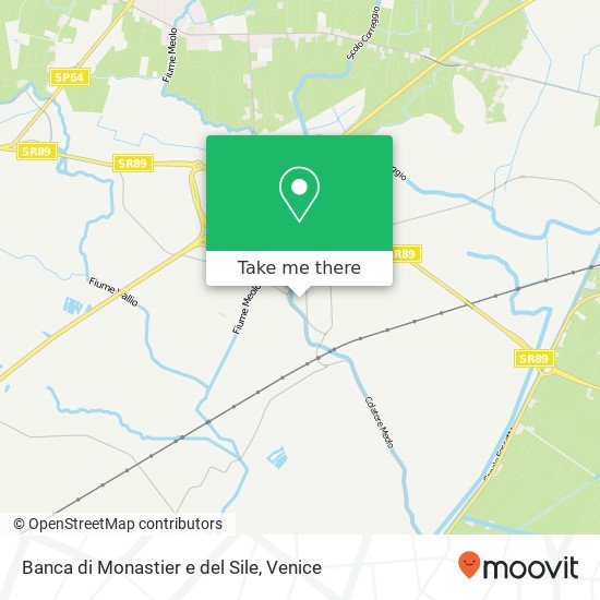 Banca di Monastier e del Sile map