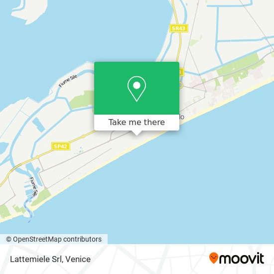 Lattemiele Srl map