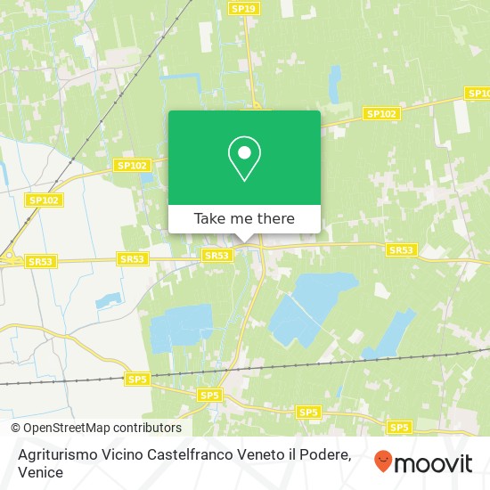 Agriturismo Vicino Castelfranco Veneto il Podere, Via Roma 31050 Vedelago map