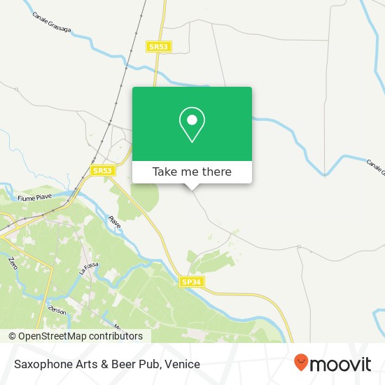 Saxophone Arts & Beer Pub, Via Provinciale Ovest, 15 31040 Salgareda map