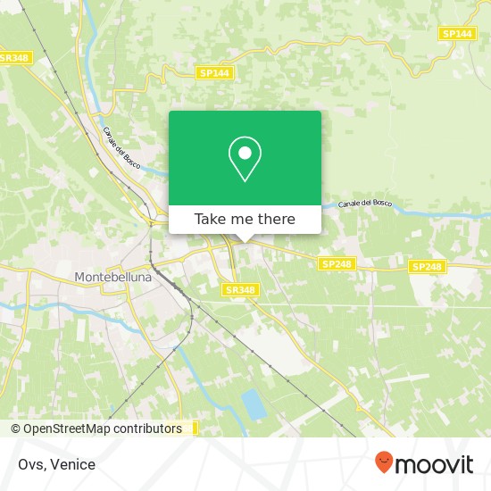 Ovs, Via Schiavonesca Priula, 76 Montebelluna map