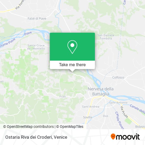 Ostaria Riva dei Croderi map