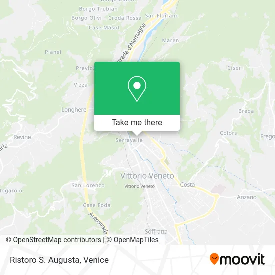 S. Augusta Refreshment map