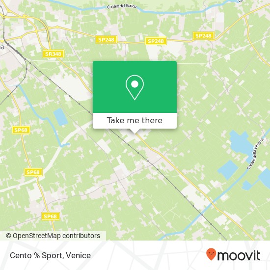 Cento % Sport map