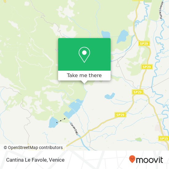 Cantina Le Favole map