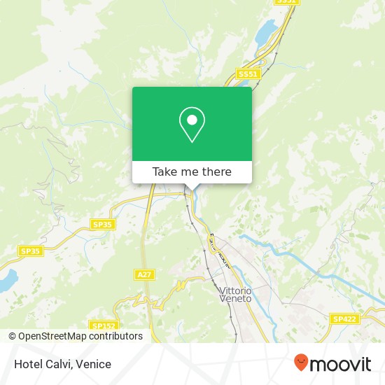 Hotel Calvi map