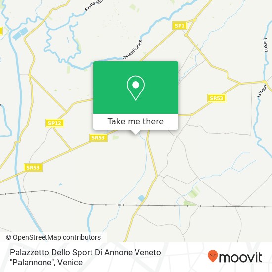 Palazzetto Dello Sport Di Annone Veneto "Palannone" map