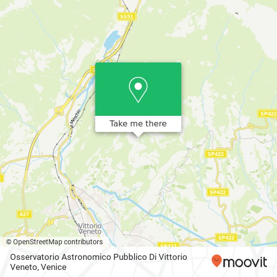 Osservatorio Astronomico Pubblico Di Vittorio Veneto map