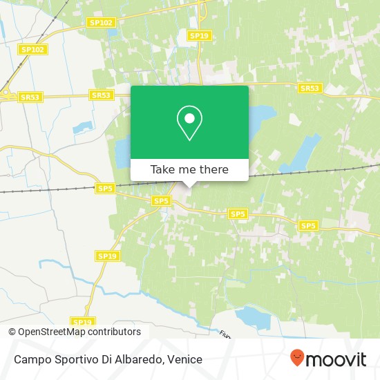 Campo Sportivo Di Albaredo map