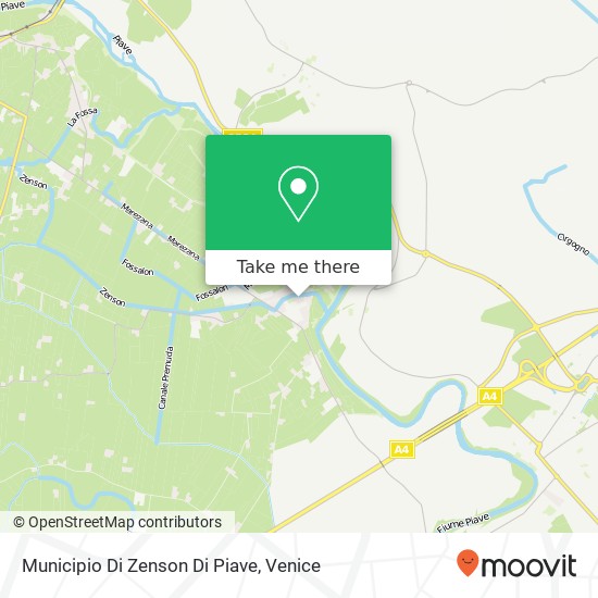 Municipio Di Zenson Di Piave map