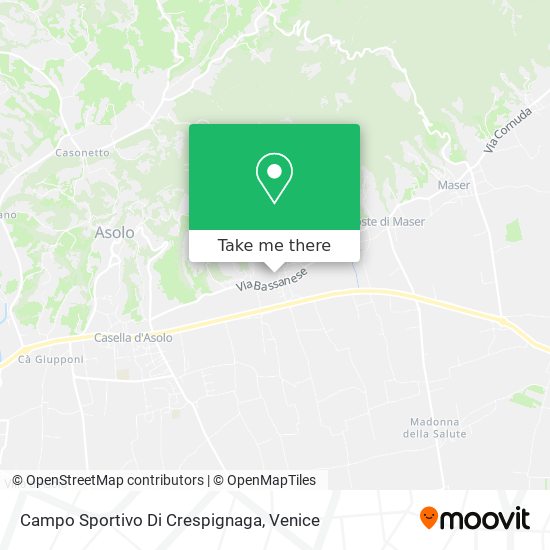 Campo Sportivo Di Crespignaga map