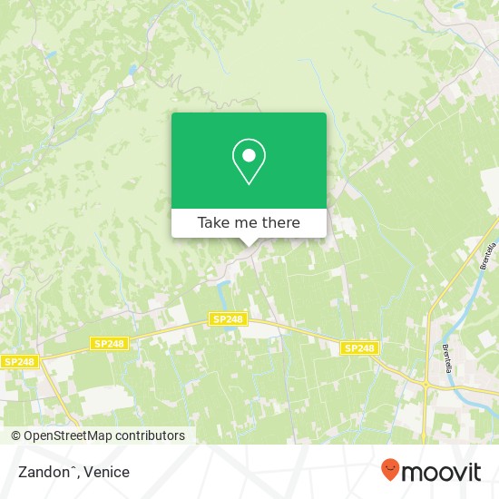 Zandonˆ map