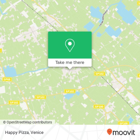 Happy Pizza map