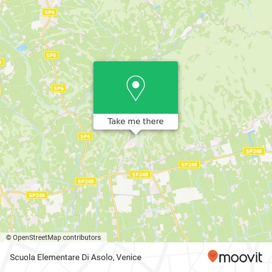 Scuola Elementare Di Asolo map