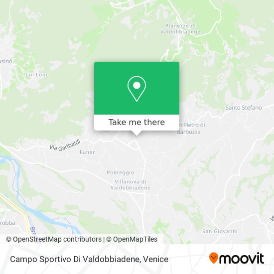 Campo Sportivo Di Valdobbiadene map