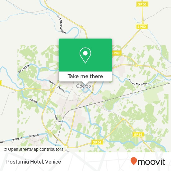 Postumia Hotel map