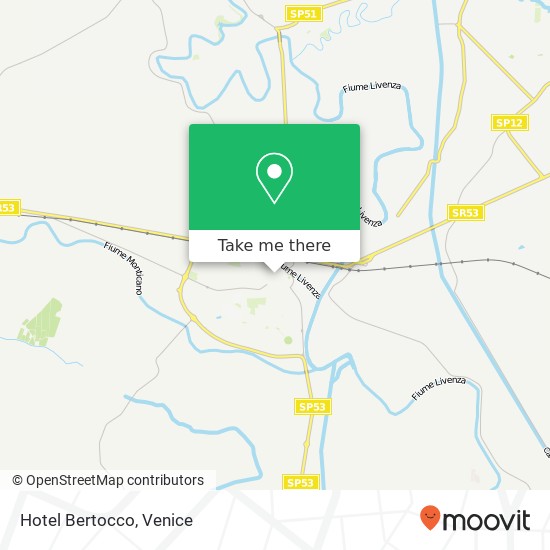 Hotel Bertocco map